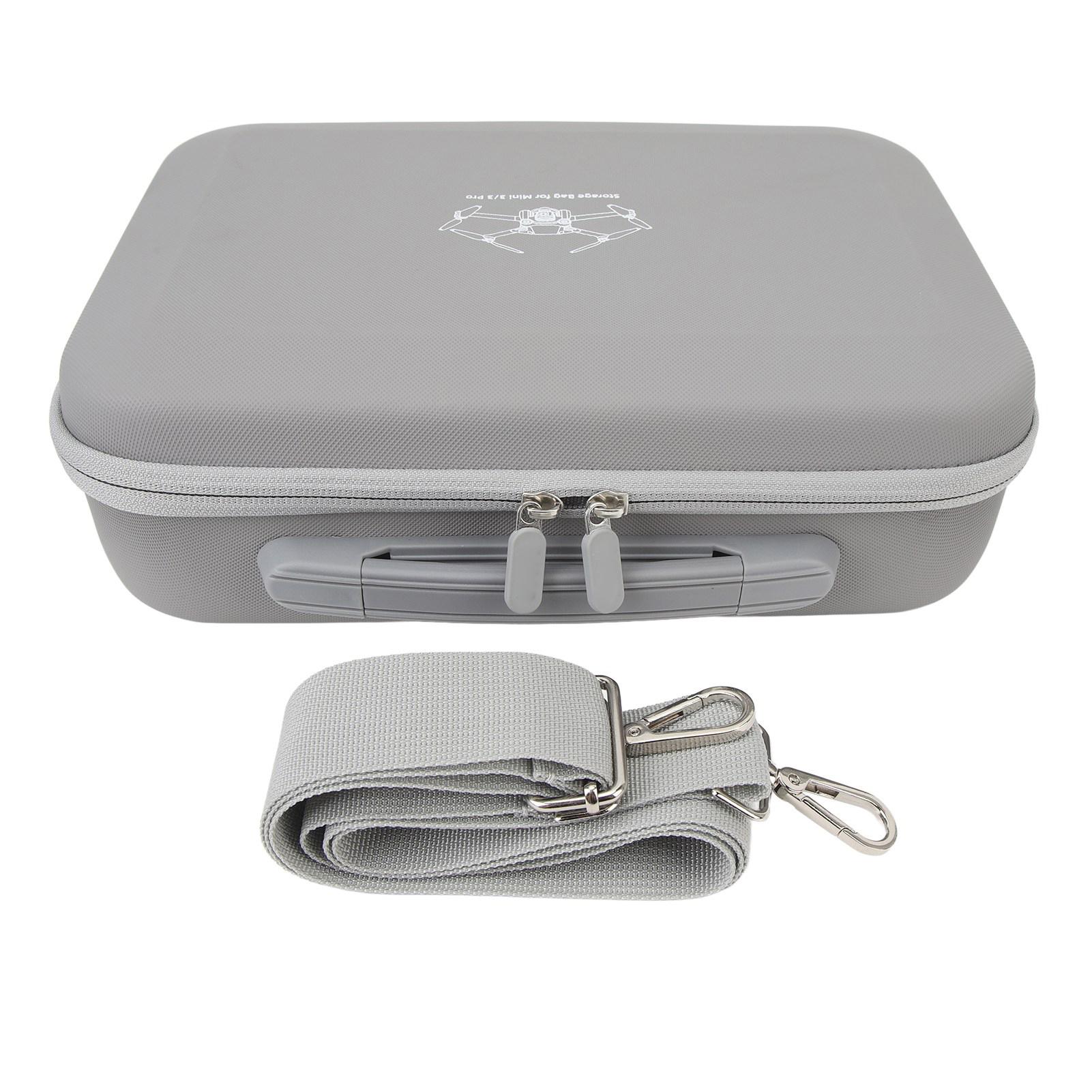 

Drone Carrying Case Storage Box Bag PU Hard Shell Soft Liner Waterproof with Detachable Shoulder