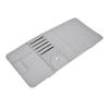 PU Leather Car Sun Visor Organizer CD Glasses Driving License Holder Car CD Sleeve Holder Gray