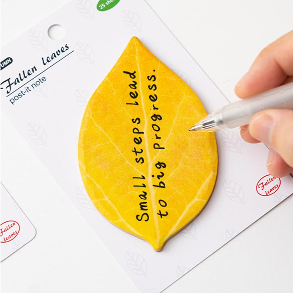 Sticky Notes Notepad Leaf Sticky Notes Stickers Self Sticky Notes DIY Decoration Plant Green Sticky Notes Leaf Stickers