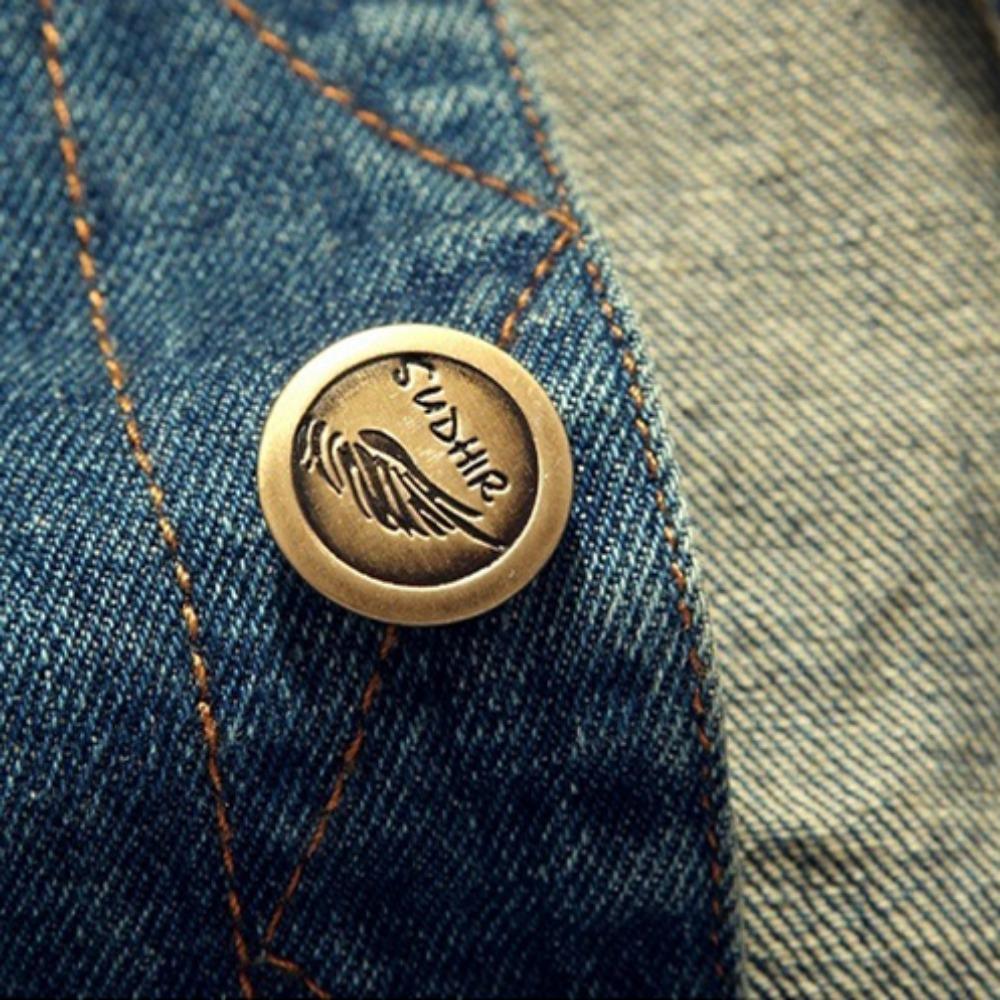New Spring Autumn Vintage Design Men's Denim Vest Male Black Sleeveless Jackets Men Hole Jeans Waistcoat 6XL