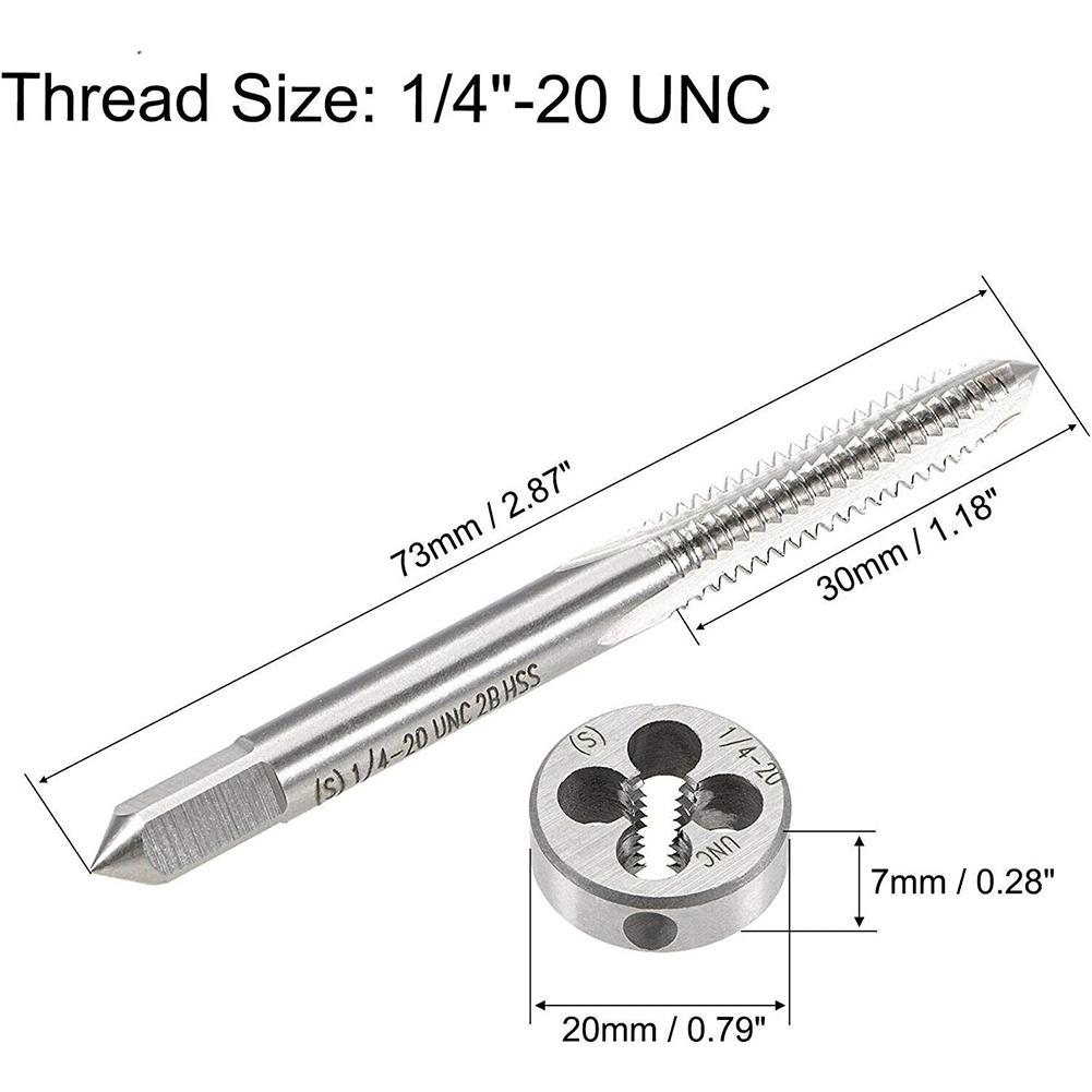 For Muzzle Work Tap 1* 1/4\"-20UNC High Speed Steel