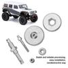 RC Transmission Gear Set Gear and Shaft Stainless Steel for AXIAL SCX24 AXI90081 AXI00001 AXI00002 1/24 RC Car