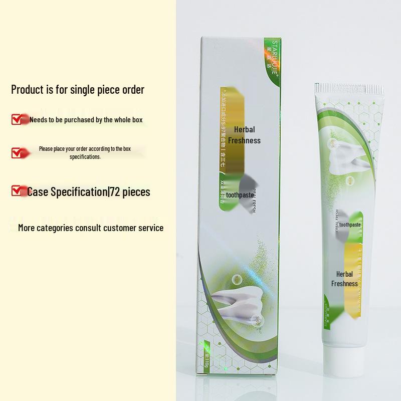 Yunnan Sanqi Herbal Toothpaste for Fresh Breath and Oral Care, 180g
