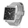 Pierre Lannier Watch Rekare Collection Mesh Belt P210F138 Imported Silver x Black [Pierre Lannier] Men's [Regular Product]