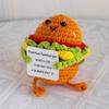 Cute Crochet Frog Toy - Fun Animal Gift