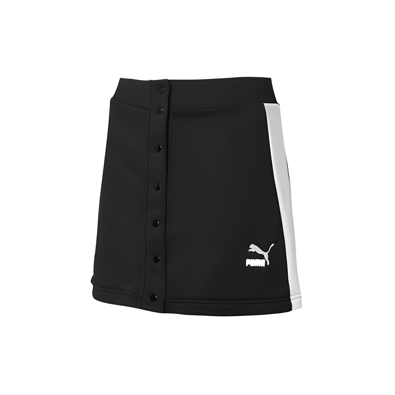 

PUMA Women s Classics Button-Front A-Line Skirt Black 530008-01 S