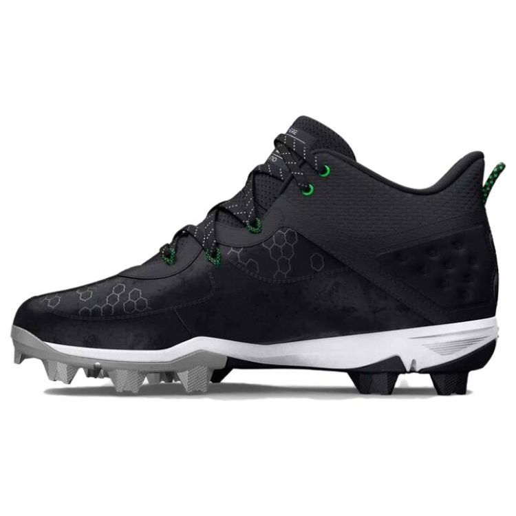 

Under Armour Harper 8 Mid RM Black Metallic Silver Men Sneakers 3026592-001