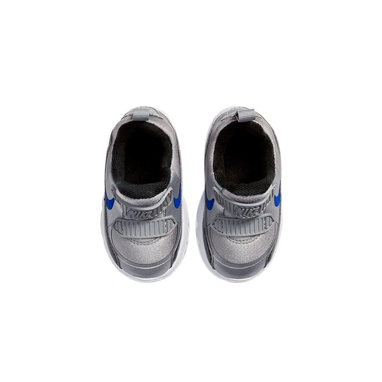 Nike Air Max Tiny 90 Slip on Cushioning Low top Running Shoes Metallic Silver Infant And Toddler 881924-017