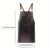 Oil-proof TPU Apron Transparent Cooking Apron Korean Work Clothes  for Coffee Cooking