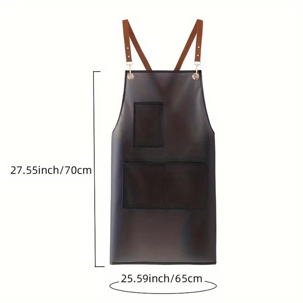 Oil-proof TPU Apron Transparent Cooking Apron Korean Work Clothes for Coffee Cooking