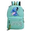 Cute Schoolbag With Usb Port Junior High School Girl Backpack