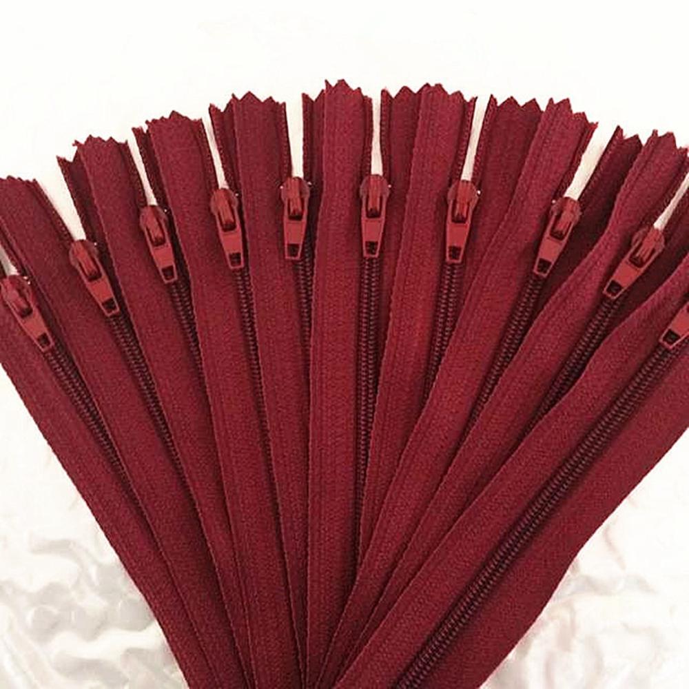 10pcs Nylon Coil Zipper 4"-24" (10 cm-60 cm) for Tailor Crafts, Sewing Clothes Zipper (20 Colors) Sewing Accessories