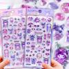 Jelly Sticker Toy DIY Crystal Decoration 3D Sticker Sanrio Hellokitty Black Beauty Melody Animation Theme Children’s Art Craft