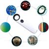 40X Jewelry Loupe Magnifier with 2 LED Lights Handheld HD Magnifying Glass for Diamond Jade Gemstone Identification