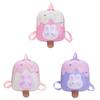 Kids Cartoon Pvc School Backpack With Comfort Arc Straps For Preschool Children