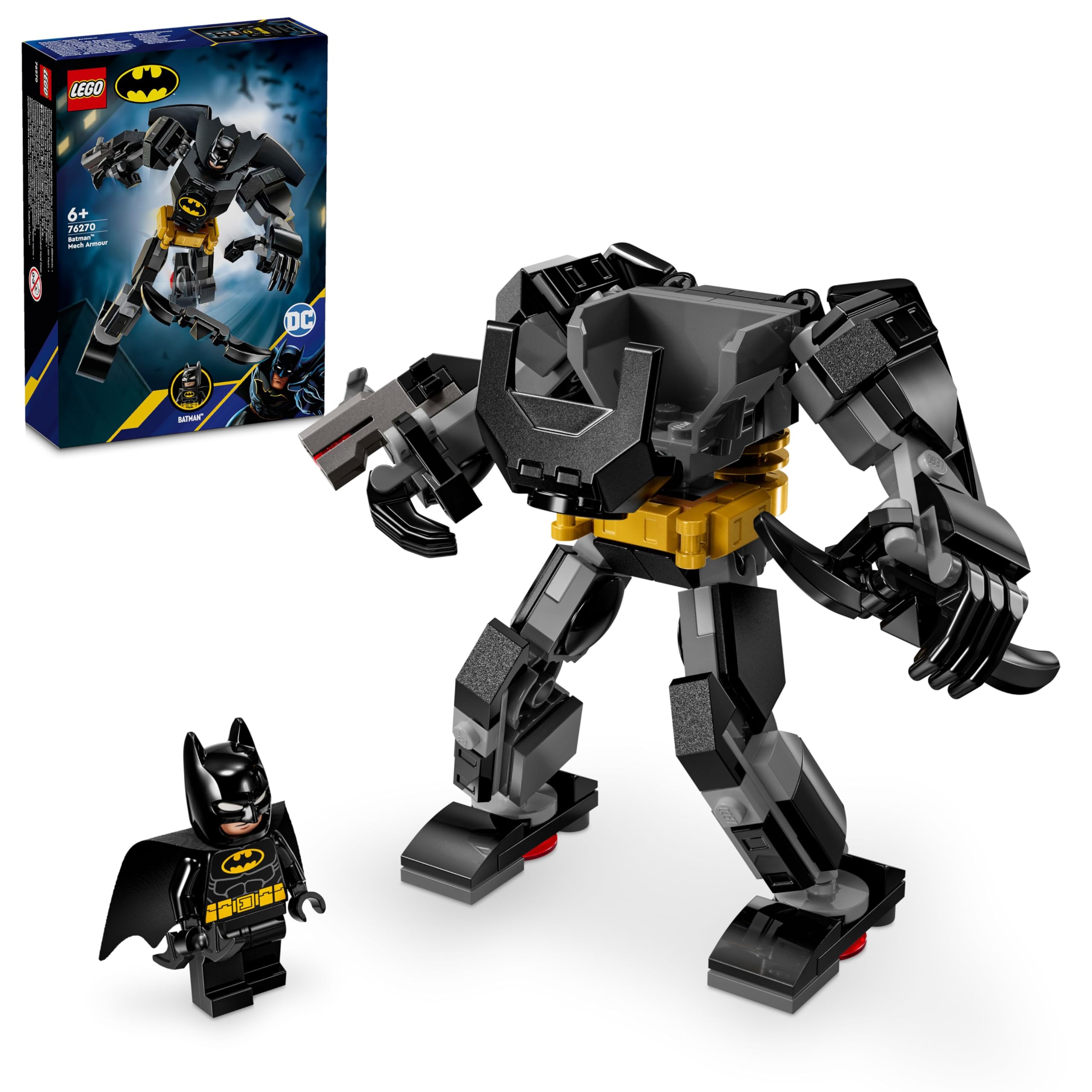 

LEGO Super Heroes Batman Mech Suit Toy, Birthday Gift, Educational Building Blocks, for Boys and Girls, Ages 6, 7, 8, and 9, Figure, Collectible, 7627