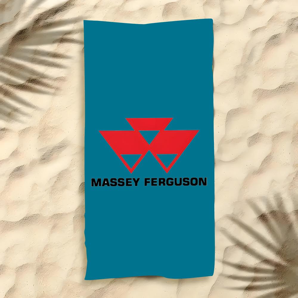 M-Massey Ferguson Towel Polyester Beach Towel Quick Dry Sand Free Bath Towel For Summer Pool Travel Vacation
