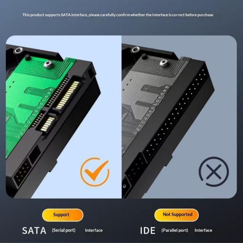 1 Set 3.5/2.5 Inch Ssd Hdd Hard Drive Disk Converter Sata To Usb 3.0 Adapter Cable Support Uasp 12V Us Eu