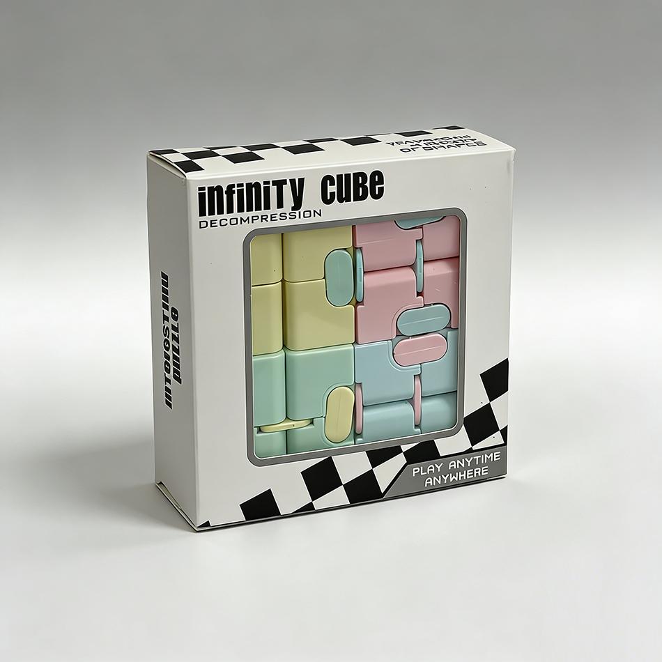 Gift Magic Puzzle Cube Anti Stress Relief Toys for Adults Infinite Flip Funny Cube Sensory for Children Special Needs Xmas Gifts