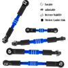 RC Turnbuckles Camber Links Upgrades Part for 1/10 Slash/Stampede/Rustler/Bandit 2WD VXL,Aluminum Turnbuckles Camber Links Hops Up,Navy Blue