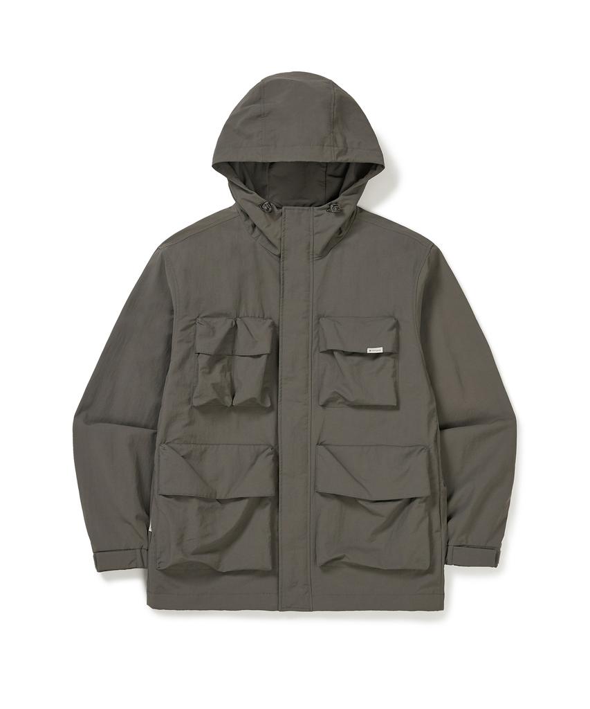 Snowpeak Apparel Cample Utility Windbreaker (S25Smcwb10) Dark Khaki