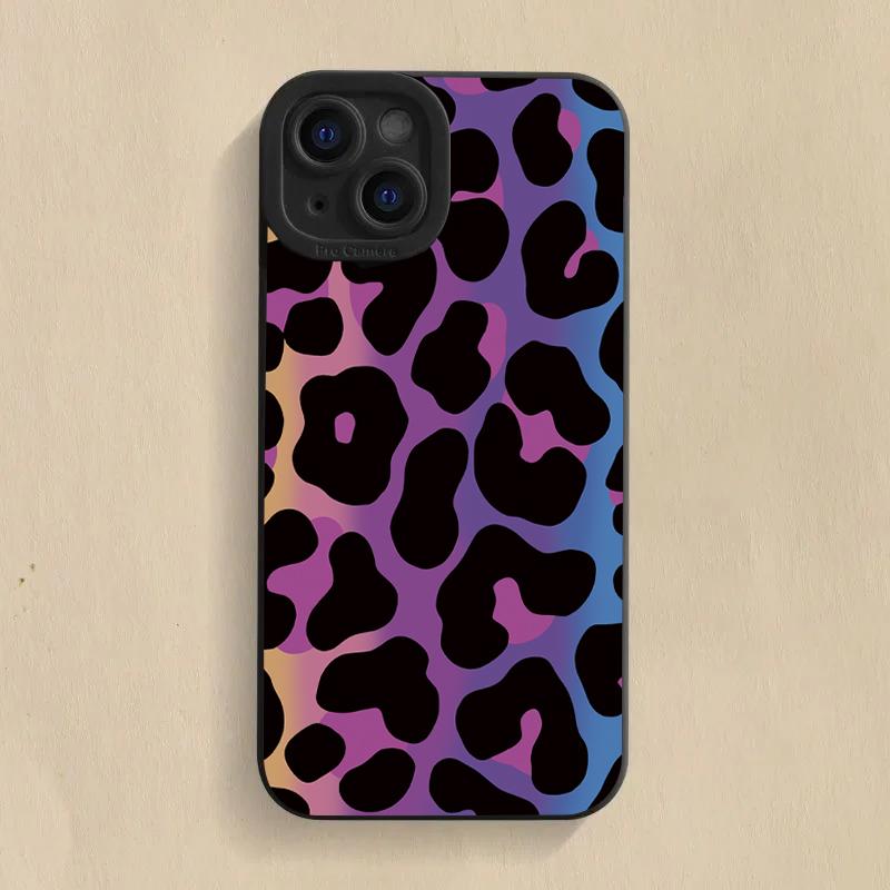 Case For  Mi 15 14T 13T 12T Pro 14 13 12 11 Lite NE Poco F6 F5 X5 M6 X7 Pro Colorful Leopard Pattern Silicone Phone Cover