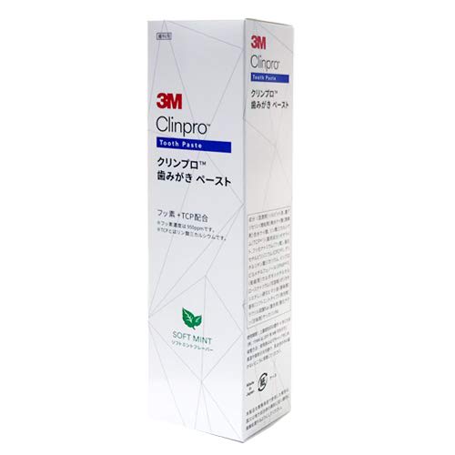 3M ClinPro Toothpaste, Fluoride Concentration 950ppm, 90g x 1 Bottle (Soft Mint)