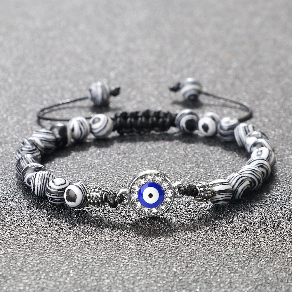 Handmade Ethnic-Style Demon Eye Beaded Bracelet