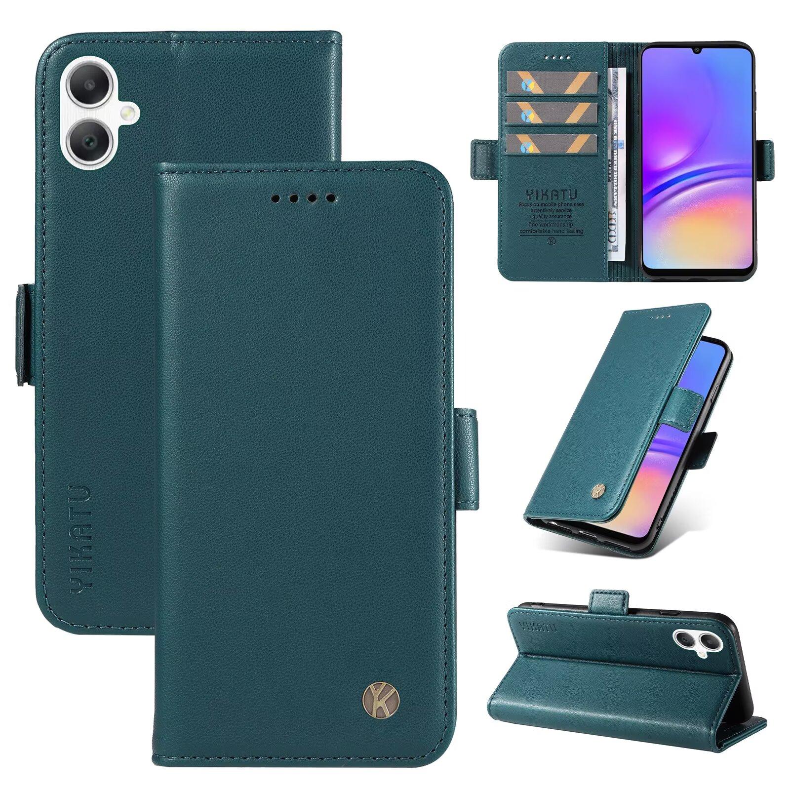 

Чехол-кошелек с отделением для карт, магнитный откидной кожаный чехол для iPhone 16E 16 15 Pro Max 14 Plus 13 Mini 12 11 X XS XR SE2 SE3 8 7 6 2022 iPhone 16 Pro Max зелёный