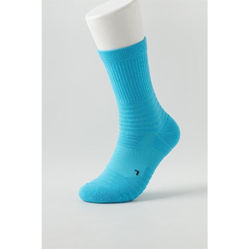 Women's Autumn and Winter Fur Ring Color Thickened Non Slip Wear Resistance Dance Cycling Basketball Tube Socks