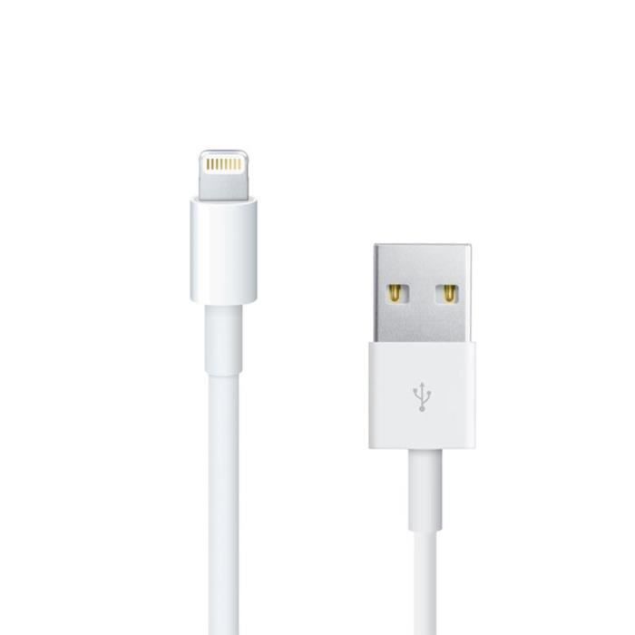 Masterstor 2m haute qualité grande épaisseur données charging cable for6plus, 6, 5 s, 5c, 5 pour ipad &amp; ipod (blanc)