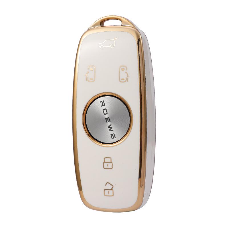 Roewe iMAX8 Key Case: Premium Gold-Edged Shell for MPV Business Cars, Suitable for Men and Women