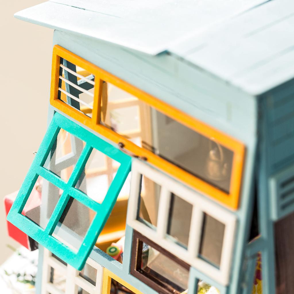 Official Manual Robotime DIY Miniature House Dollhouse DGM Series Wooden Tsukurunsu® [Japan sales/Japanese Included] (DGM03 Hut)