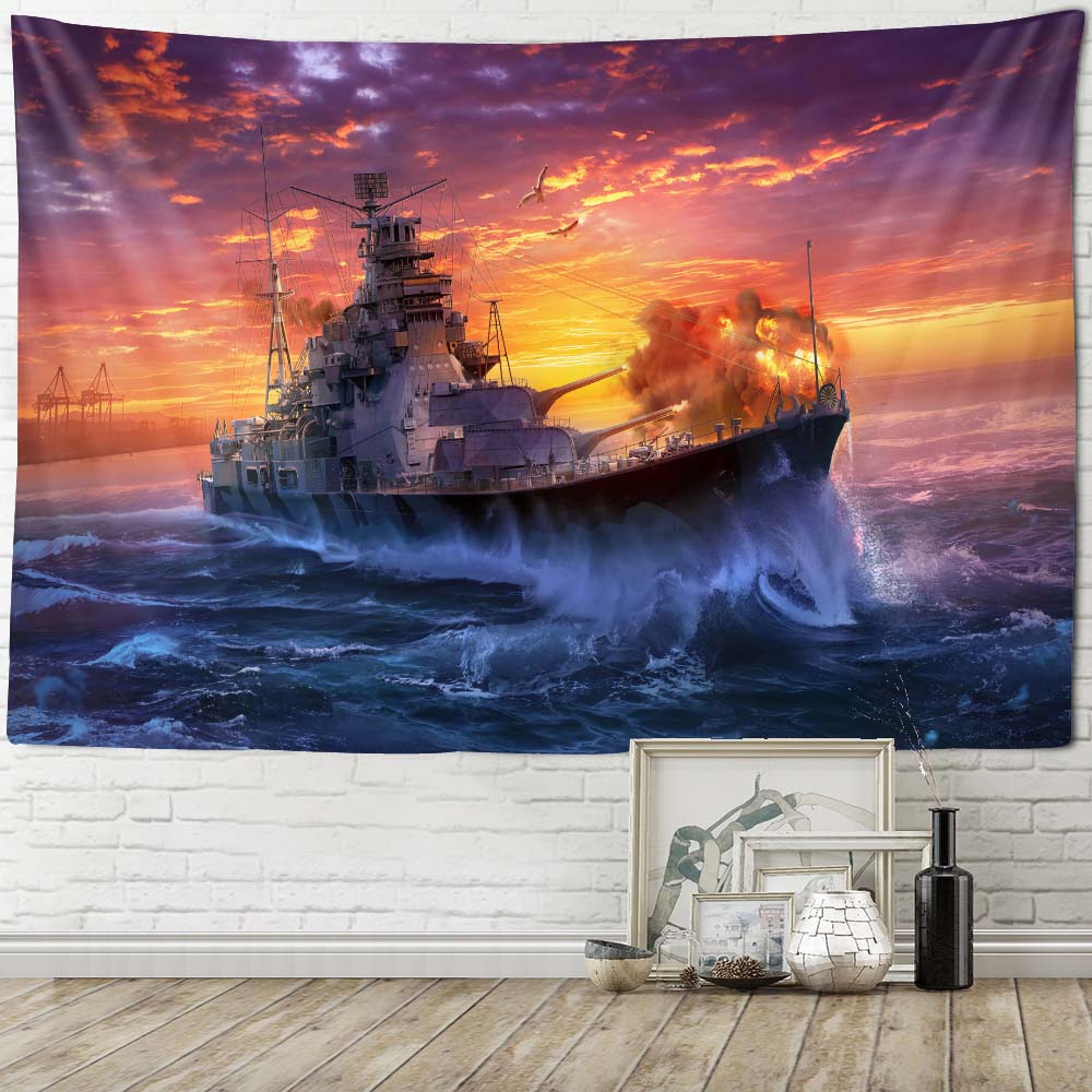 Psychedelic Forest Castle Tapestry Fairy Tale Anime Wall Hanging Hippie Witchcraft Home Decor Kawaii Dorm Decor Tapestry