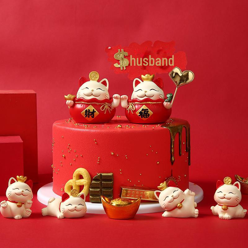 Creative Lucky Cat Car Console and Home Decoration