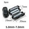 5pcs 3.5/5/7/9/13mm Toroidal Core Ferrite Bead Clip Choke RFI Noise Filter Clip For Power Cord USB Antenna HDMI Audio Cable