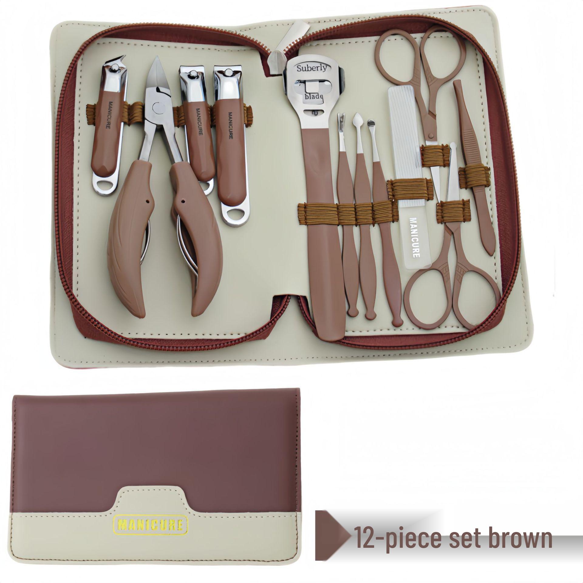 Stainless Steel Ingrown Toenail Clippers Set with Eagle Beak Pliers
