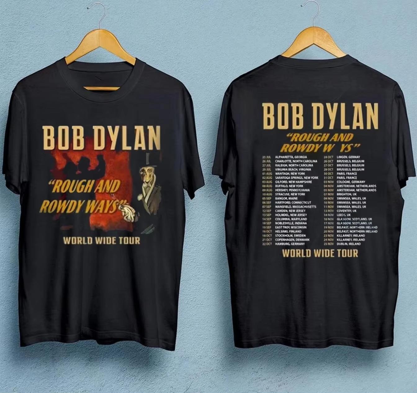 

Bob Dylan Rough And Rowdy Ways Worldwide Tour 2026 T-shirt L