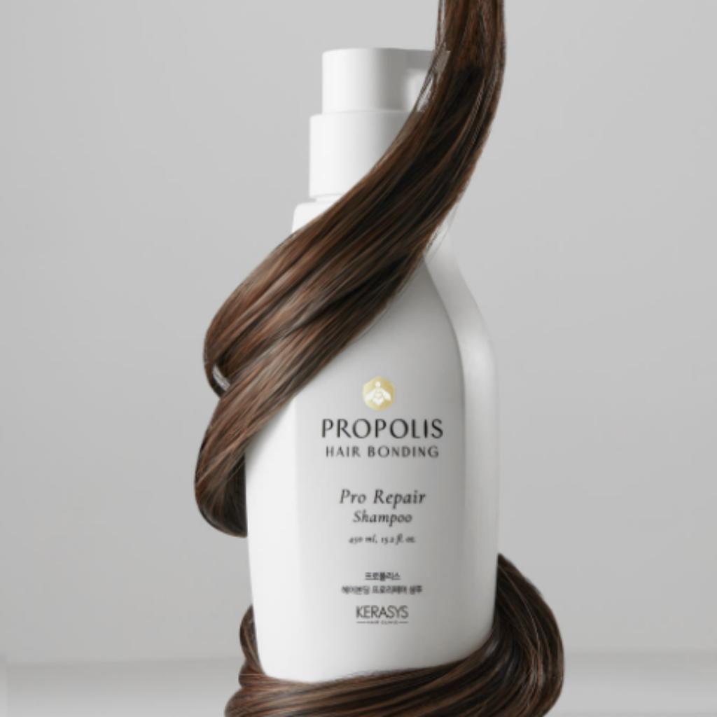 [Kerasys] Propolis Hair Bonding Shampoo 450ml ,Treatment 250ml
