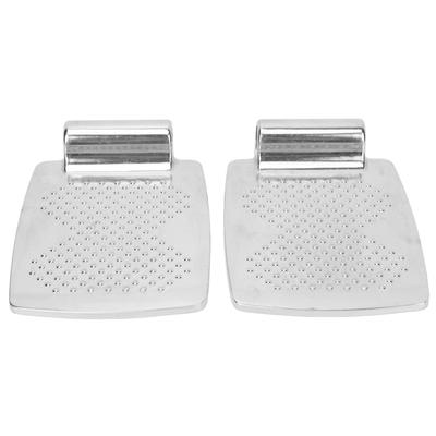 2pcs Wheelchair Footplate Aluminum Alloy Wheelchair Footrest Pedal Replacement Accessory Dot Texture