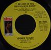 7inch Record JOHNNIE TAYLOR  I Believe In You You Believe In Me STA0161 Stax 1973 US SoulFunk Used