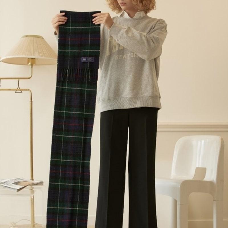 ABRAHAM MOON Merino Wool Muffler 25cm - Mackenzie