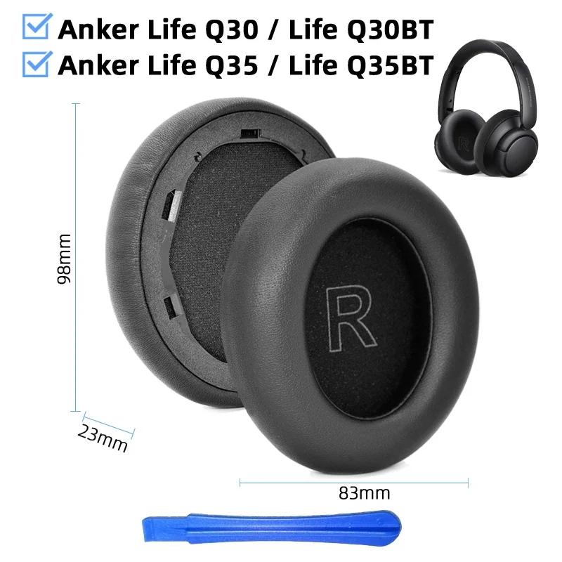 Ear Pads for Anker Soundcore Life Q10 Q20 Q30 Q35 Headphones Replacement Soft Protein Earpads Earmuffs Ear Cushion Cover