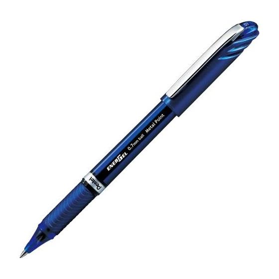 Pentel Water-Based Gel Ink Ballpoint Pen Energel Euro 0.7mm (Blue) BL27-C [Set of 10]