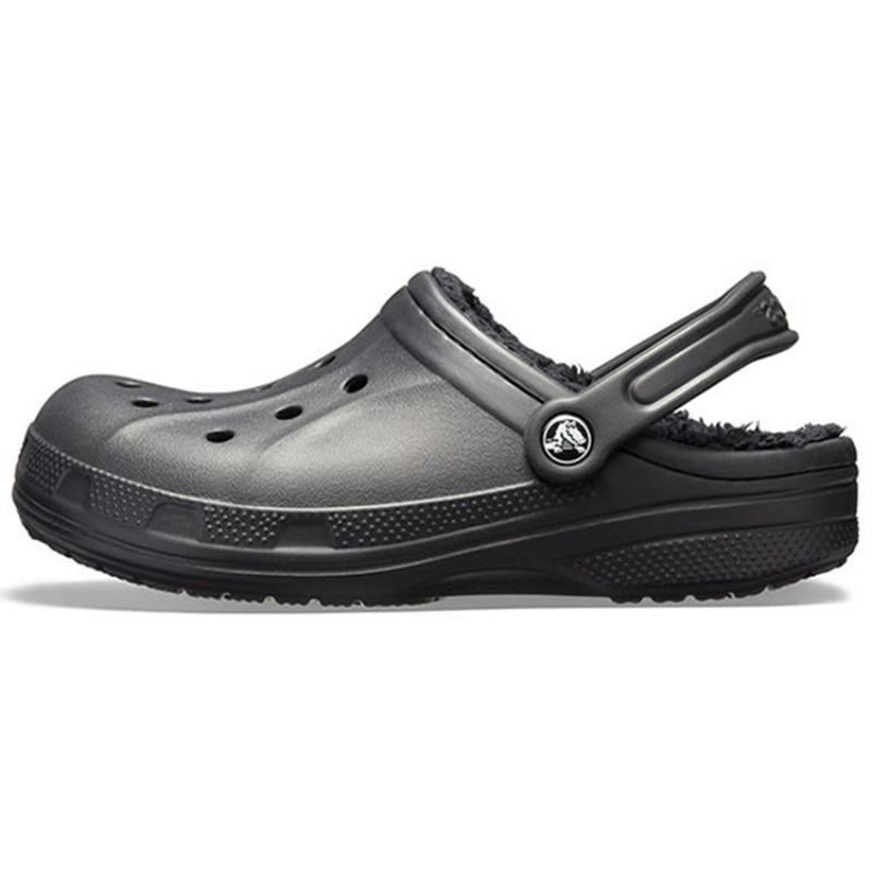 Crocs Classic Clog Crocs Stay Warm Wear Resistant Sports Unisex Black Sandals