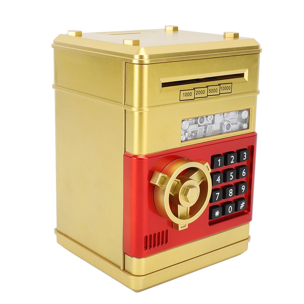 Piggy Bank Cash Coin Can Auto Scroll Paper Money Saving Box Mini ATM Coin Bank Money Saving Box