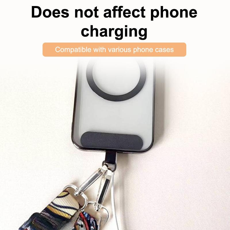 Universal Adjustable Mobile Phone Lanyard Crossbody Neck Strap Hanging Cord Anti Loss Rope With Gasket For All Phone Case Key