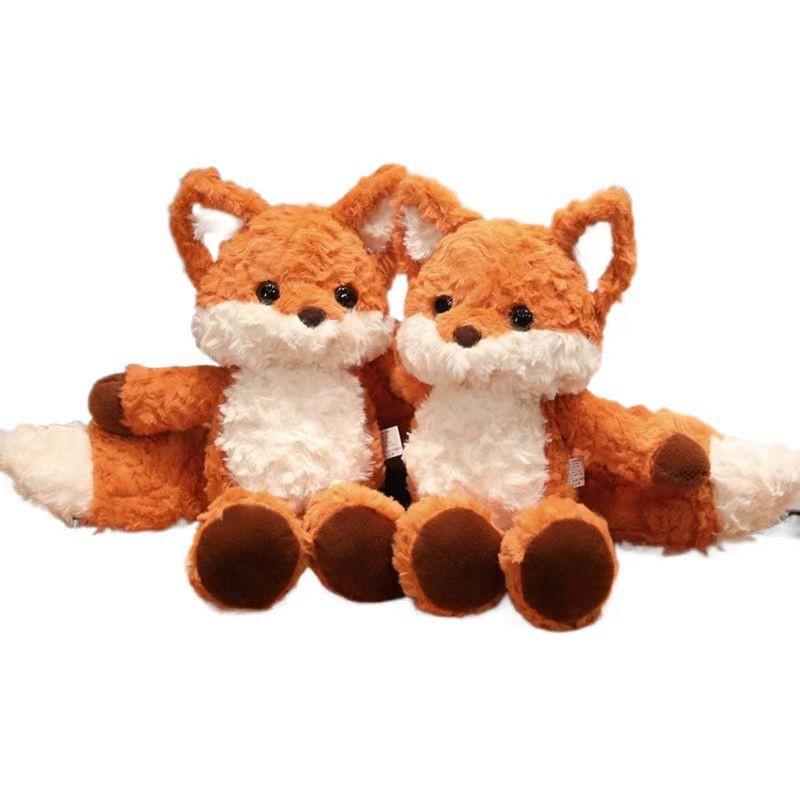 Runaway Fox Cute Stuffed Animal Doll Ideal For Children And Cozy Snuggles Bedtime