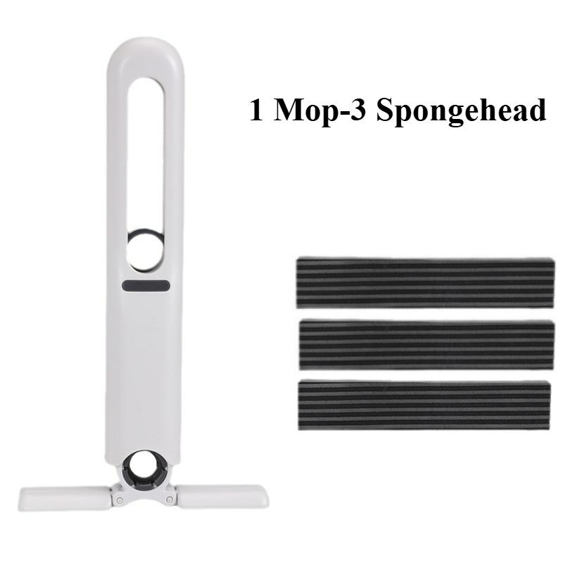 Mini Handheld Mop Folding Powerful Squeeze Home Cleaning Mops with Sponge Self-squeezing Floor Washing Mops Desk Window Car