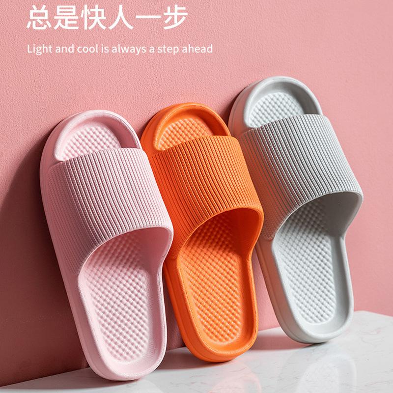 new hotel slippers fashion women's thick bottom summer home cool slippers men